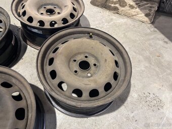 Plechove disky 5x112 r16  vw, skoda, ford - 5