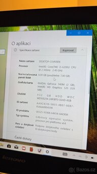 Bílý notebook Lenovo Yoga - 5