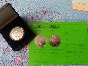 7x Pamětní mince ČR  - - Proof, - 5