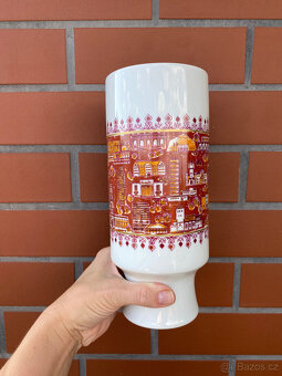Autorská porcelánová váza, kolekce Berlín, Wallendorf - 5