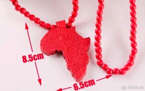 Dřevěná Afrika korále - 5