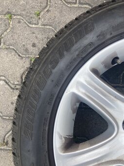 Alu disky 5x120 z vozu BMW řada 1, pneu zimní - 5