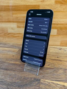 iPhone 13 Pro Max 128GB, modrý, 100% baterie (rok záruka) - 5