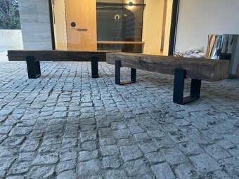 Dubové Masivní lavice DB-A Bänke - 5