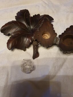 Starožitný dřevěný kalamar - 5