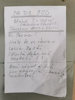 Prodám zesilovač Technics - 5