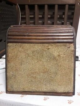 Starožitné rádio s německým přepínačem Lufrwafe - 5