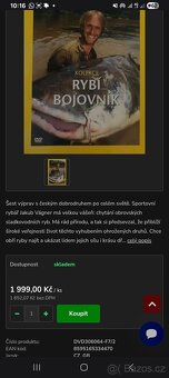Prodám DVD kolekci Rybí bojovník – Jakub Vágner - 5