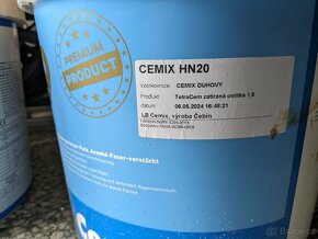 cemix tetracem 2729 zatíraná omítka 1,5mm OK42 a HN20 - 5