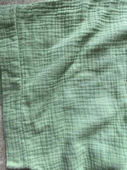 Velikáá nová hráškově zelená tunika mušelín 54 a více - 5