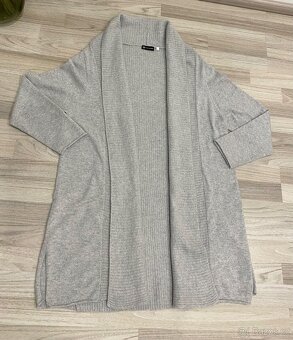 Kašmírový dlouhý svetr 100%kašmír, kardigan přehoz - 5