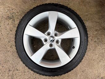 Prodám zimní sadu alu kol 16" na Škoda Rapid / Fabia III - 5