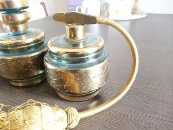 Toaletní sada zlacená - 5