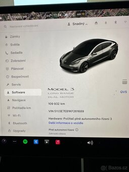 Tesla 3-LR-AWD-FSD 4/2019 -záruka na baterii a pohon - 5