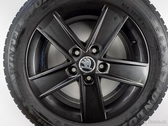 Škoda Octavia - Originání 16" alu kola - Zimní pneu - 5