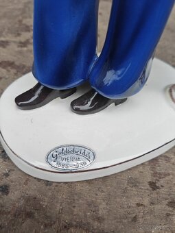 Keramická figurka, ruční výroba Vídeň - 5