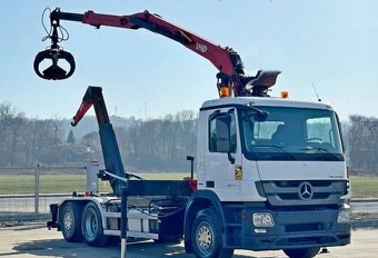 Mercedes-Benz ACTROS 2544-6x2–Hákový nosič kontejnerů+HR-LHO - 5