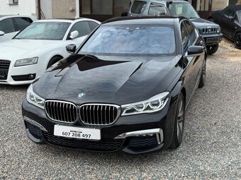 BMW 740XD 2018 M-PACKET / NAPPA / B&W / TAŽNÉ / LASER / TOP - 5