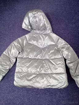 Nová metalická dívčí bunda MS, vel. 11-12 let - 5
