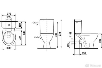Prodám WC kombi JIKA Lyra Plus - 5