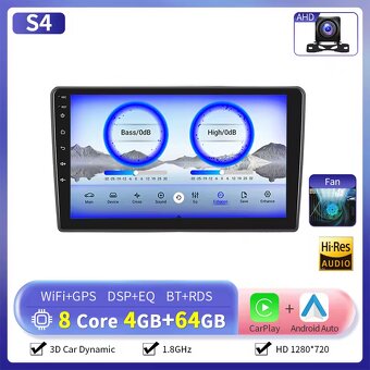 Android 2DIN rádio, GPS, Nové - 5