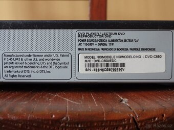 DVD přehrávač SAMSUNG C550 - 5