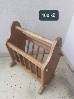Dřevěný stojan na noviny - 5