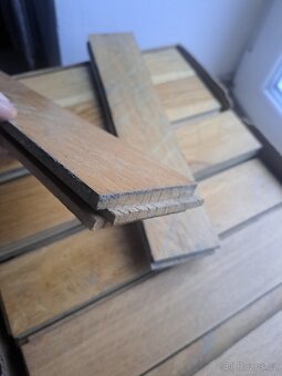 Prodám dubové parkety 35x7x1,8 - 5