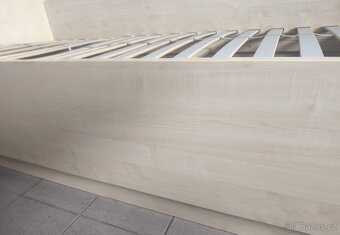 Postel 90x200cm s roštem + NOVÁ MATRACE - 5