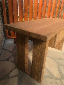 Ručně vyráběný smrkový konferenční stolek - 5