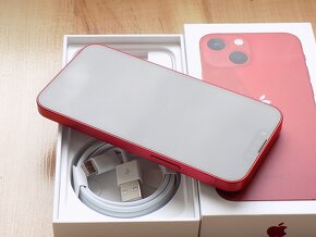 APPLE iPhone 13 mini 256GB Red - ZÁRUKA - TOP STAV-95%bat. - 5