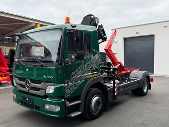 MERCEDES-BENZ ATEGO 1218 HÁKOVÝ NOSIČ vh100 HYDRAULICKÁ RUKA - 5