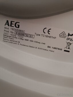 AEG s tepelným čerpadlem 8 kg pradla mi - 5