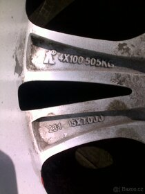 Alu disky 4x100 - 5
