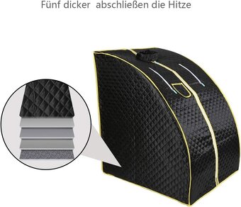 Přenosná parní sauna 1000 W - 5