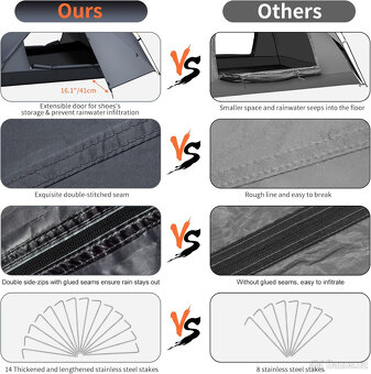 Nový Kempingový stan Cflity - 5