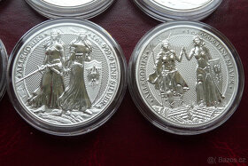 6x 1 oz stříbrná mince Germania Mint Allegorie 2019-2023 - 5