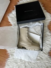 TOMMY HILFIGER DÁMSKÉ KOŽENÉ BOTY VEL.39 - 5