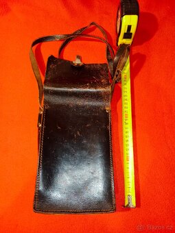 Kožená taška, opasky 2 ks a pouzdro na zbraň zn. LOBO - 5