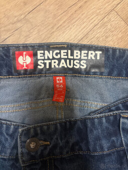 Pracovní džíny zn. Strauss vel.56 - 5