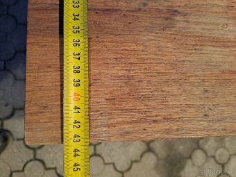 Stolek červený dub singer - 5