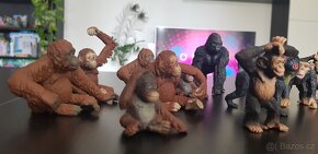 Schleich džungle papoušek opice koala tygr jaguár tukan - 5
