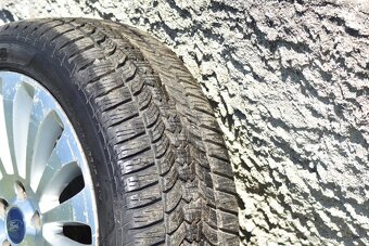 Alu kola 5x108 R17 - originál FORD (zánovní zimní pneu 9 mm) - 5