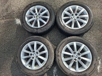 Alu kola 16" Škoda Alaris 5x100 pneu 205/60R16 - 5