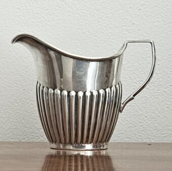 STŘÍBRNÁ ČAJOVÁ SOUPRAVA - STŘÍBRO - 5