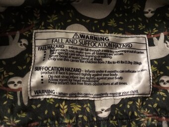 Ergonomické nosítko Tula FTG s lenochody - 5
