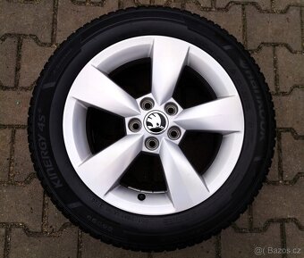 Alu kola originál Škoda Fabia III, Rapid 5x100 R15 Carme - 5