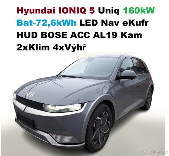 IONIQ 5 72,6kWh Aut 16oKw LED Nav elKufr HUD BOSE ACC 11/22 - 5