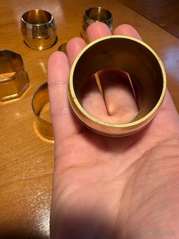 Mosazné kroužky na ubrousky - 5