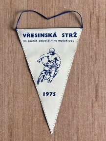 Závody, vlaječky, motocross, trofeje, Vřesinská strž - 5